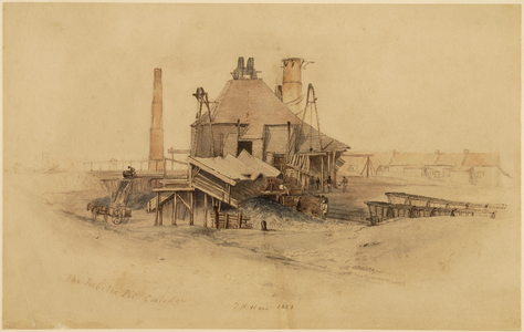 The Jubilee Pit, Coxlodge (w/c on paper)