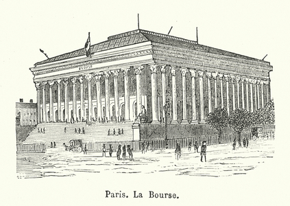 Paris, La Bourse (engraving)