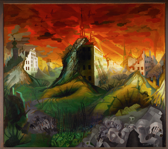 The Thousand-Year Reich (oil on wood)
