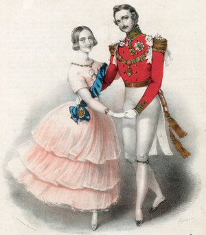 The Queen and Prince Albert's Polka (colour litho)