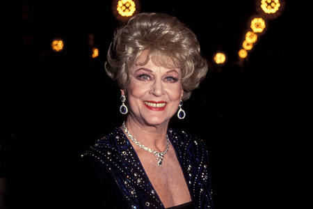 Singer Marika Rökk (GER) at the Bambi Awards,..., 1990 (photo)