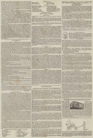 Page of Advertisements (engraving)