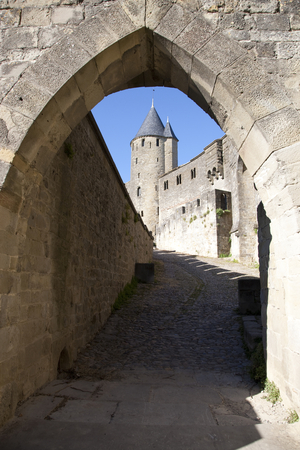 Fortifications, Carcassonne, France (photo) 