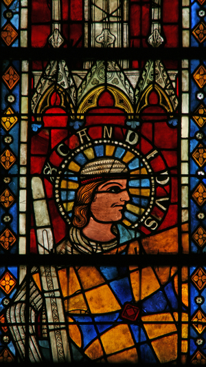 Window w203 depicting St Candide (stained glass)