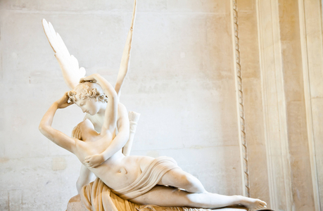 Psyche revived by Love, 1796 (marble)