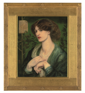 The Salutation of Beatrice, 1869 (oil on canvas)