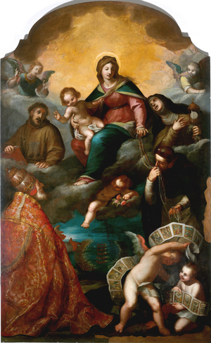 Pius V, 1615 (oil on canvas)