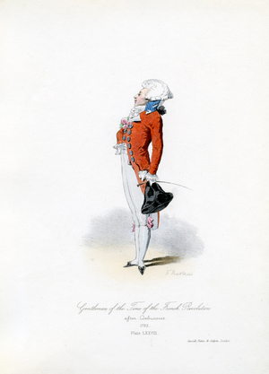 Gentleman of the time of the French Revolution