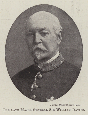 The late Major-General Sir William Davies (b/w photo)