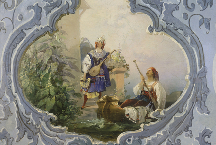 The Abduction from the Seraglio, 1850s (wall painting)