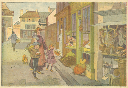 Preparatifs de fete (colour litho)