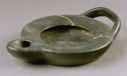 Oil lamp with handle …