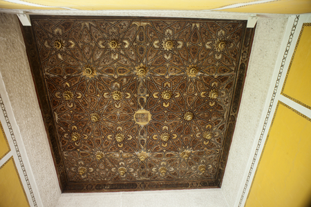 Palace (Casa de Pilatos. Interior. A wooden ceiling (artesonado).