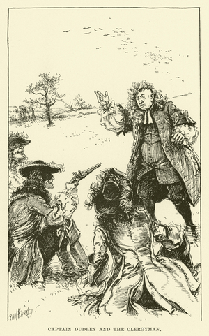 Captain Dudley and the Clergyman (engraving)