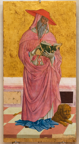 St. Jerome, detail, c.1464-1470 (tempera on board)