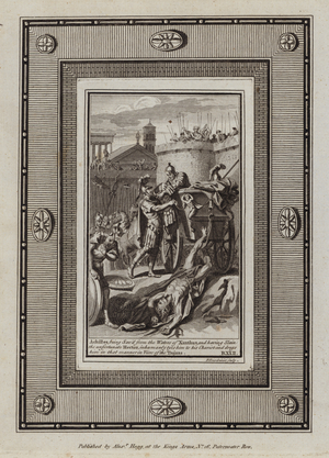 Illustration for Homer's Iliad (engraving)