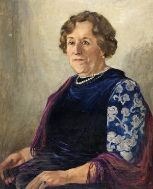 Miss Elsie Chambers (unfinished) (oil on canvas)