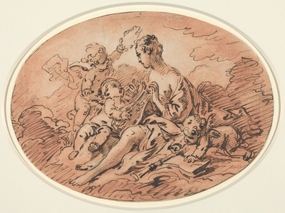 Allegory of Music, 1764 (pen and ink drawing)