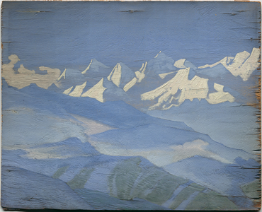 Himalayas, 1928 (tempera on panel)