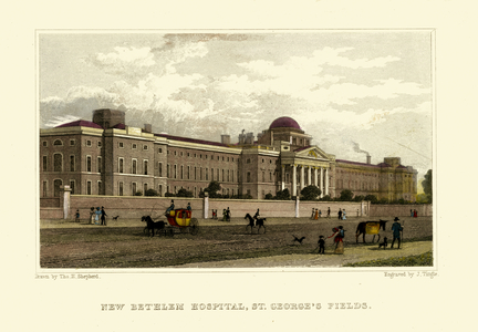 London Views:  New Bethlem Hospital, St. George's Fields.