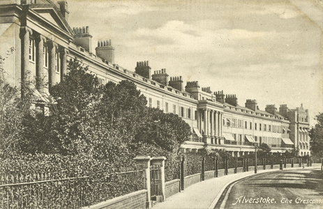 The Crescent, Alverstoke (b/w photo)