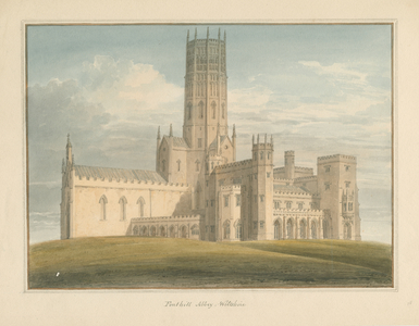 Wiltshire - Fonthill Gifford Abbey, 1816 (w/c on paper)