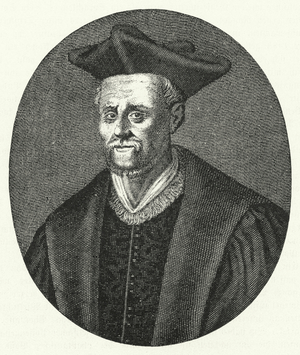 Francois Rabelais, French writer (engraving)