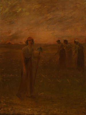 Hoeing Tobacco, 1876-84 (oil on canvas)