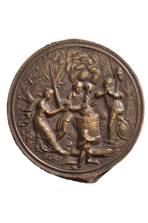 John Wilkes, Ancient Family of Leeches, c.1769 (bronze)
