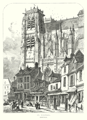 St Wolfran, Abbeville (engraving)