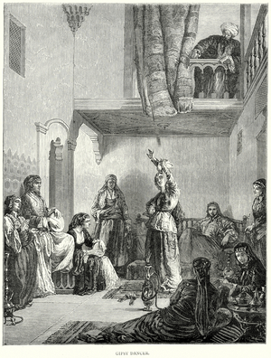 Gipsy Dancer (engraving)