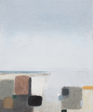 Inlet, 2016 (oil & sand on panel)