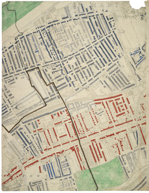 Descriptive map of London Poverty, 1889 (hand-coloured litho)
