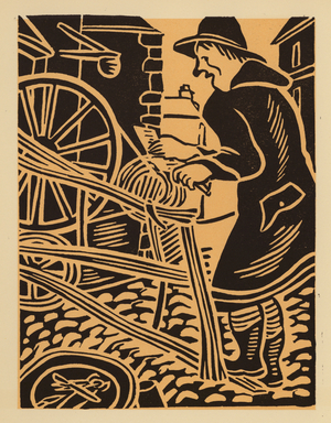 Old London: Tinker (woodcut)