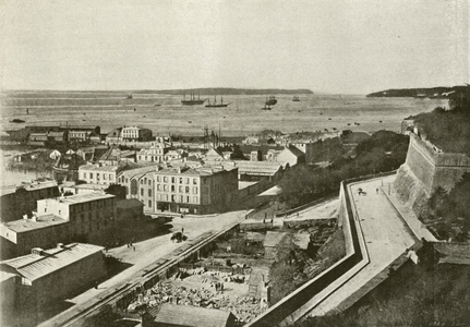 Brest, Vue de la Rade (b/w photo)