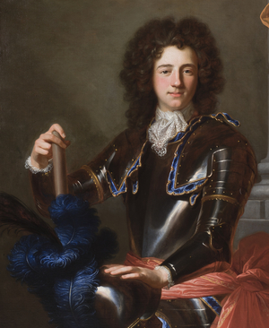 Detail of portrait of Henry Bentinck, later 1st Duke of Portland, 1699 (oil on canvas)