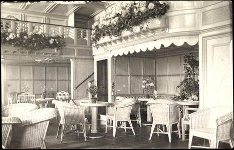 Photo HAPAG, Steamer Germany, Arbour, 1 Class