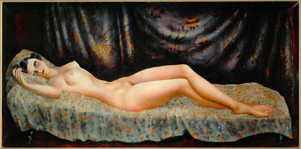 Nude portrait of Arletty (oil on canvas)