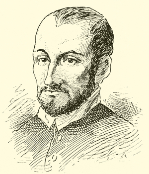 Giovanni Pierluigi da Palestrina, (Joannes Petraloysius Praenestinus) , 1514-15-1594 (engraving)