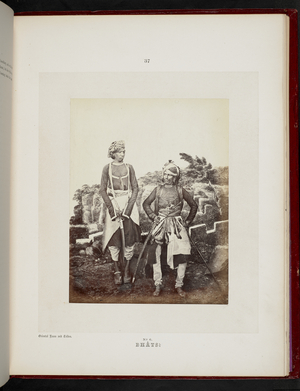 Bhats, Bombay, 1856-60 (b/w photo)