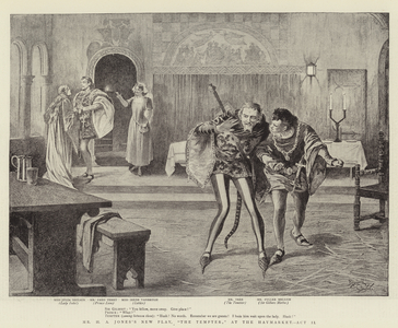 Mr H A Jones's New Play, "The Tempter," at the Haymarket, Act II (litho)