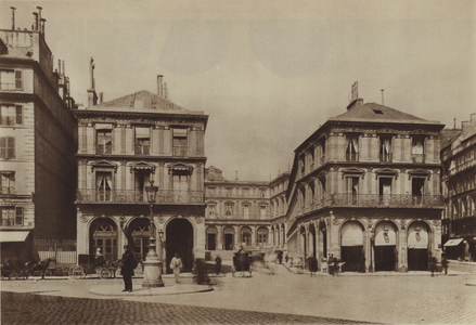 L'ancienne gare Saint-Lazare (b/w photo)