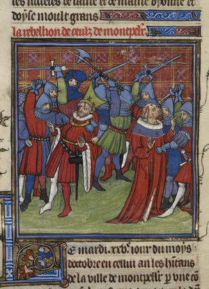 The revolt at Montpellier.