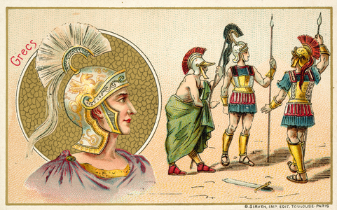 Greeks (chromolitho)
