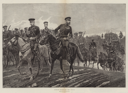 Russian Troops on the March (engraving)