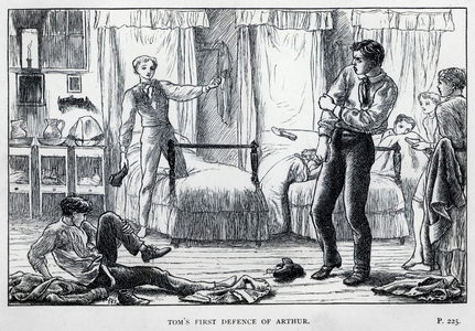 Illustration for Tom Brown's School Days (engraving)