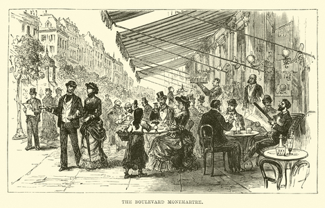 The Boulevard Montmartre (engraving)