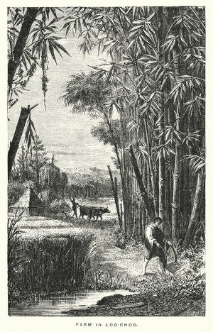 Farm in Loo-Choo (engraving)