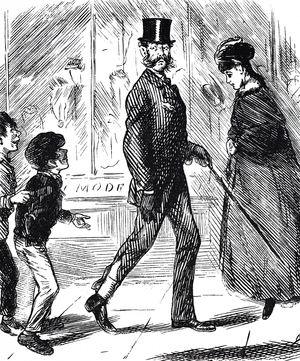Teething trouble in the development of the sewing machine, 1869