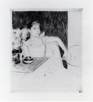 Tea, 1889-90 (drypoint)